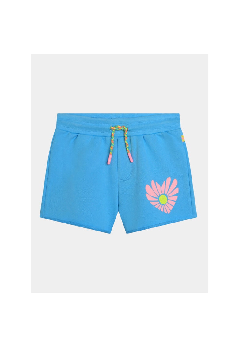 Pantaloni scurti fete -  303639648 - Bumbac - Albastru Pantaloni scurti fete -  303639648 - Bumbac - Albastru