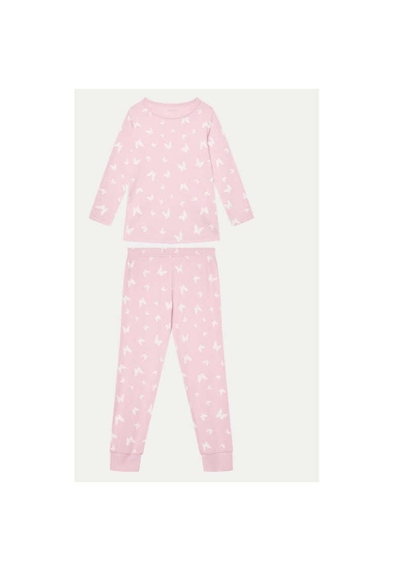 Pijama fete - 304434716 - Bumbac - Roz - Roz