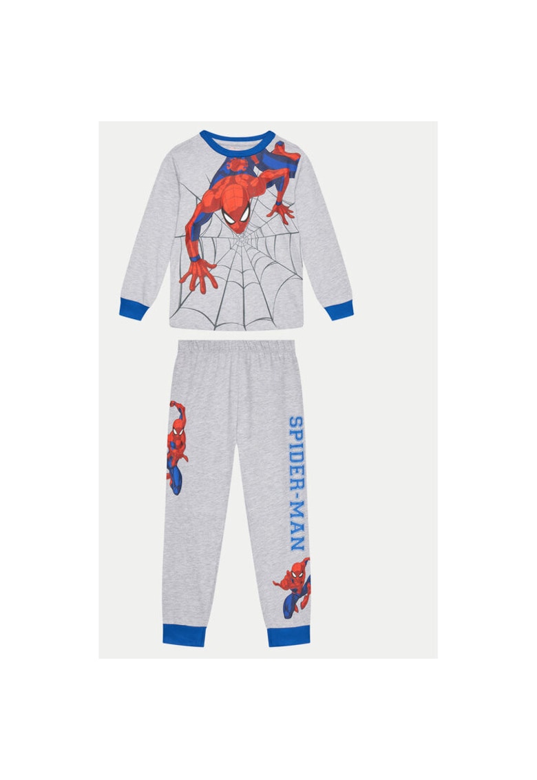 Pijama baieti -  304546792 - Bumbac organic - Gri