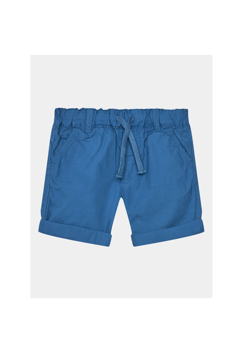 Pantaloni scurti baieti - 303820121 - Bumbac - Albastru - Albastru