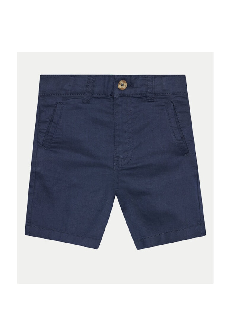 Pantaloni scurti baieti - 303820305 - In/Bumbac - Albastru - Albastru