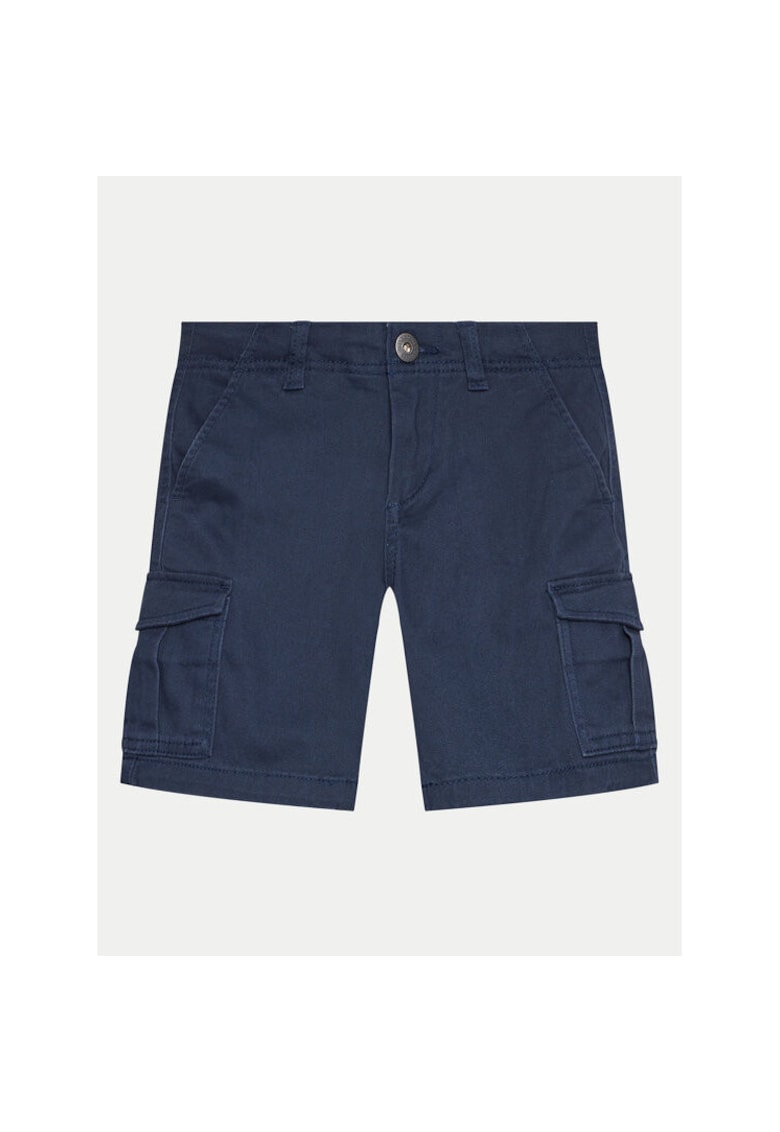 Pantaloni scurti baieti - 303241971 - Bumbac - Albastru - Albastru