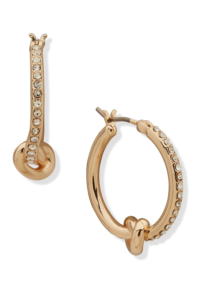 Cercei rounzi decorati cu cristale