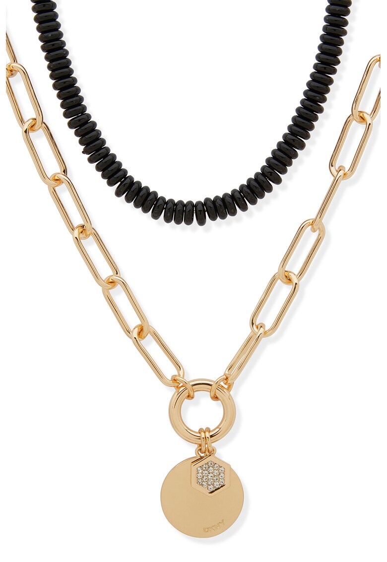 Colier dublu cu pietre zirconia