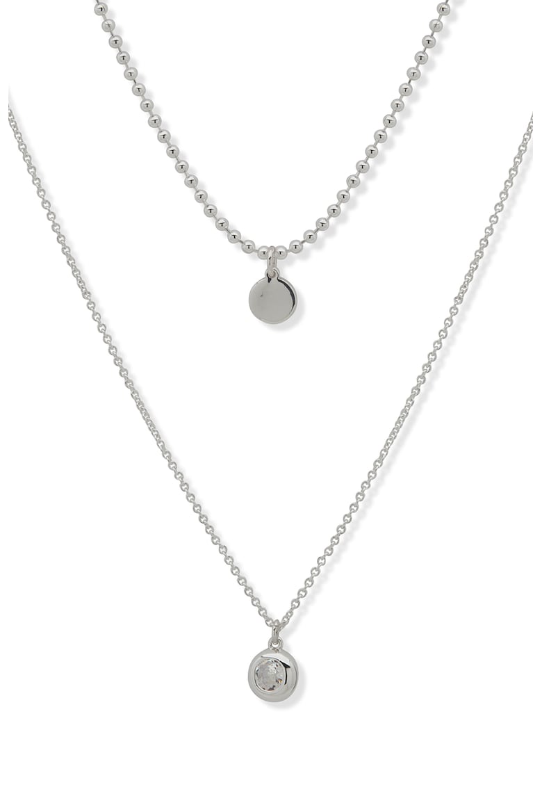 Colier dublu cu pietre zirconia