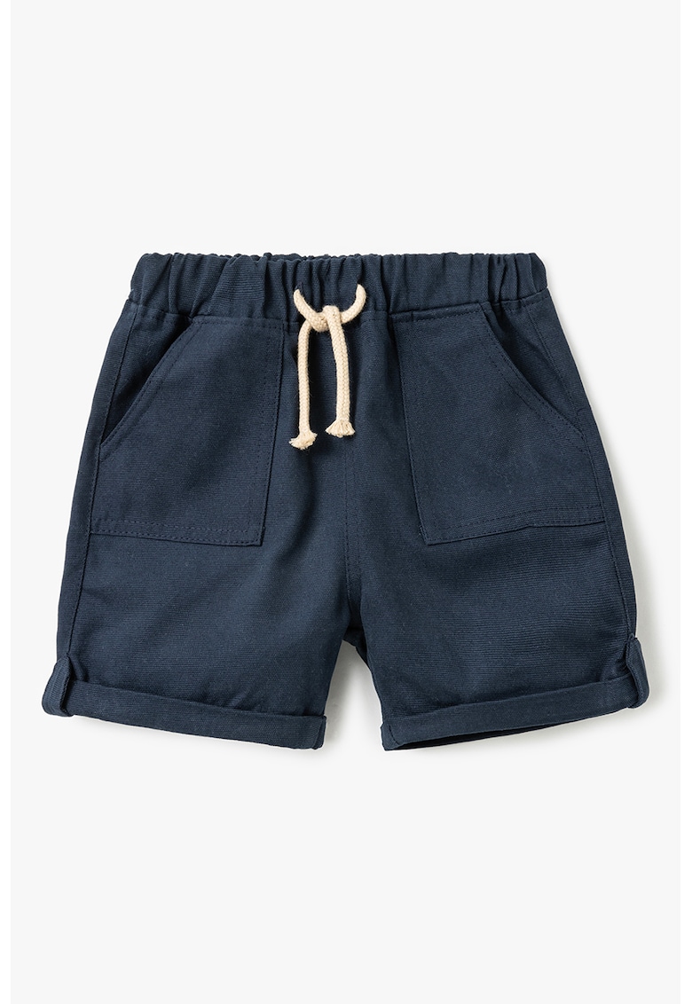 Pantaloni scurti cu snur si buzunare oblice