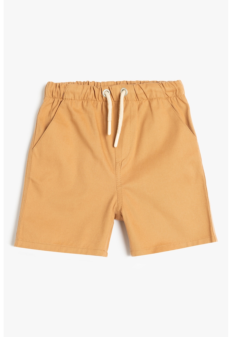 Pantaloni scurti cu snur si buzunare oblice