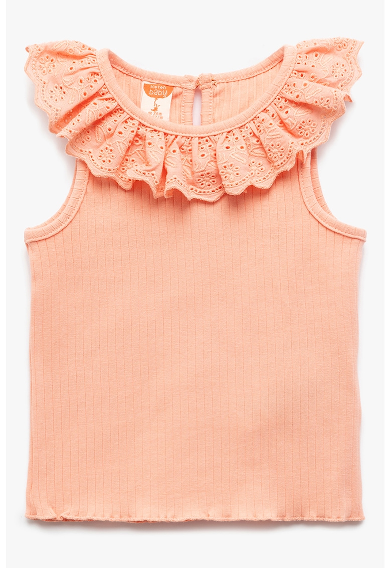 Top cu guler valurit