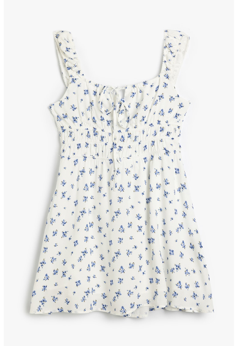 Rochie evazata cu model floral