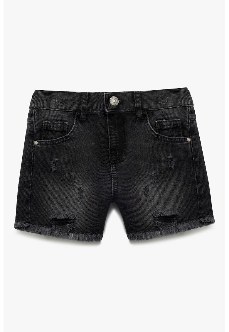 Blugi scurti cu aspect deteriorat