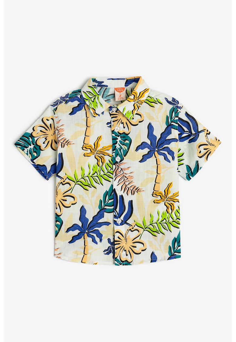 Camasa de bumbac cu imprimeu
