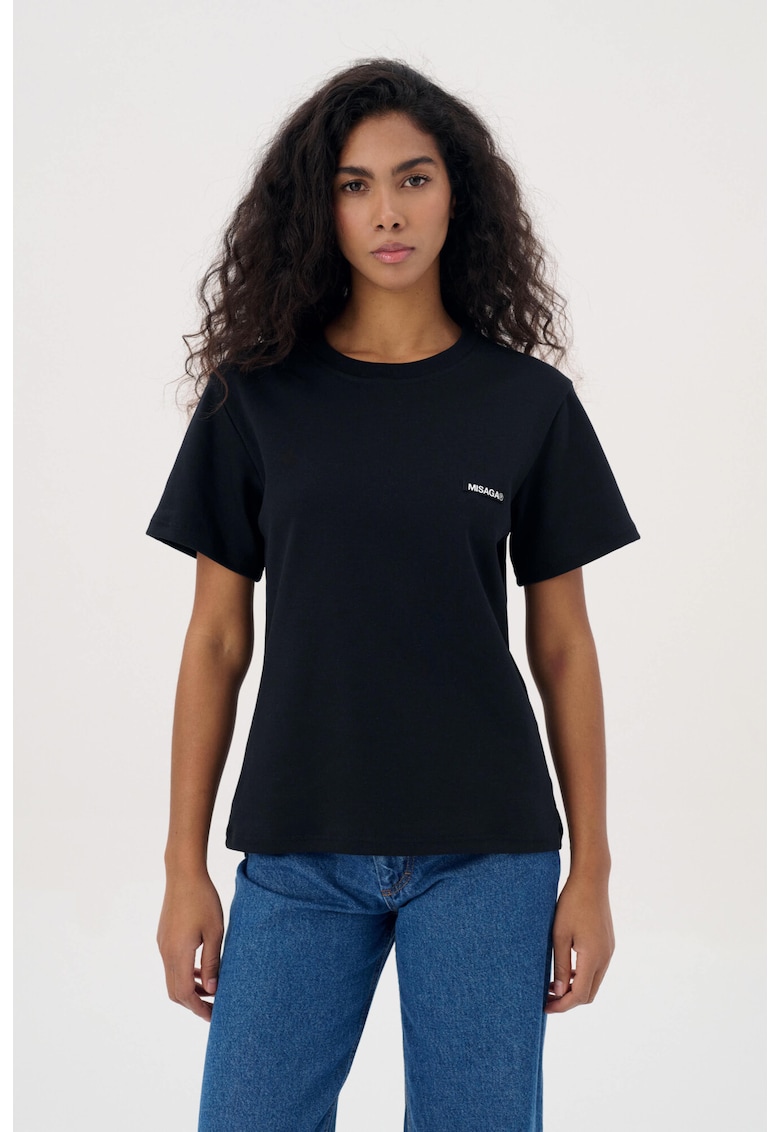 Tricou din bumbac organic Horizon - Negru