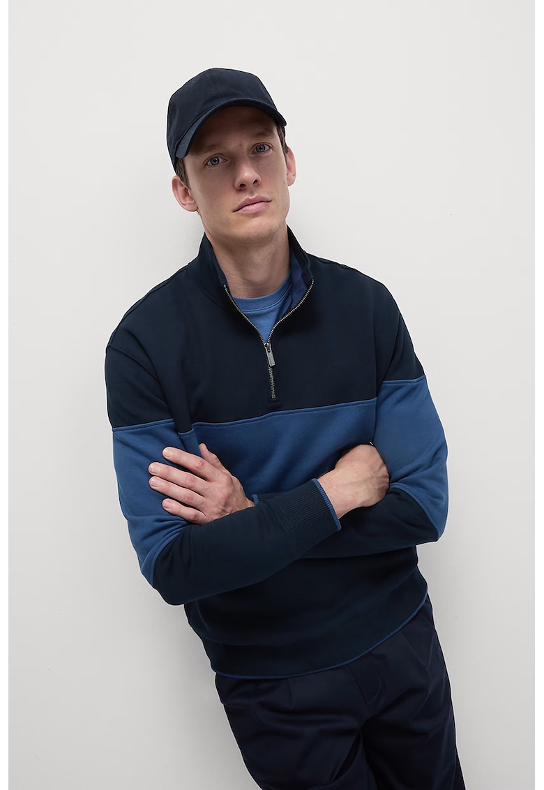 Bluza de trening cu fenta cu fermoar Bluza de trening cu fenta cu fermoar