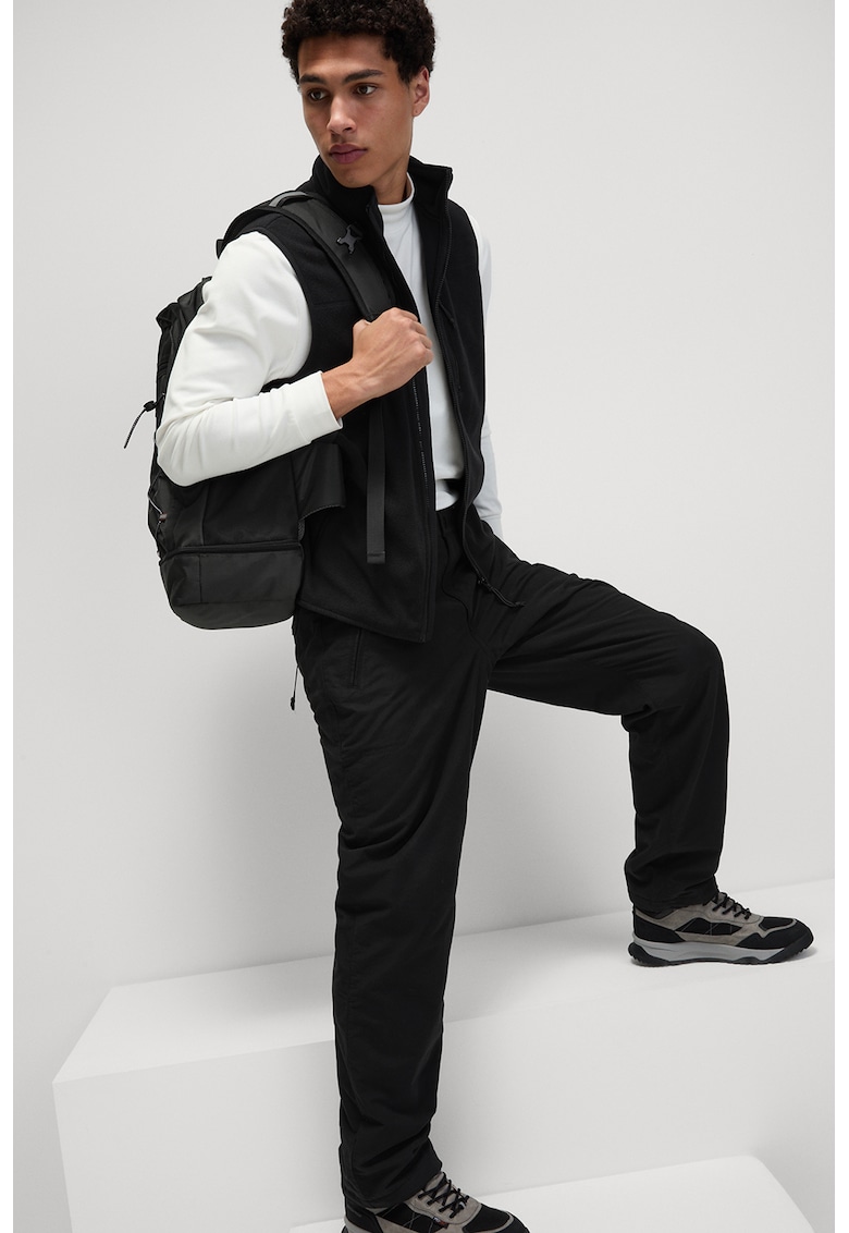 Vesta cu fermoar si buzunare oblice