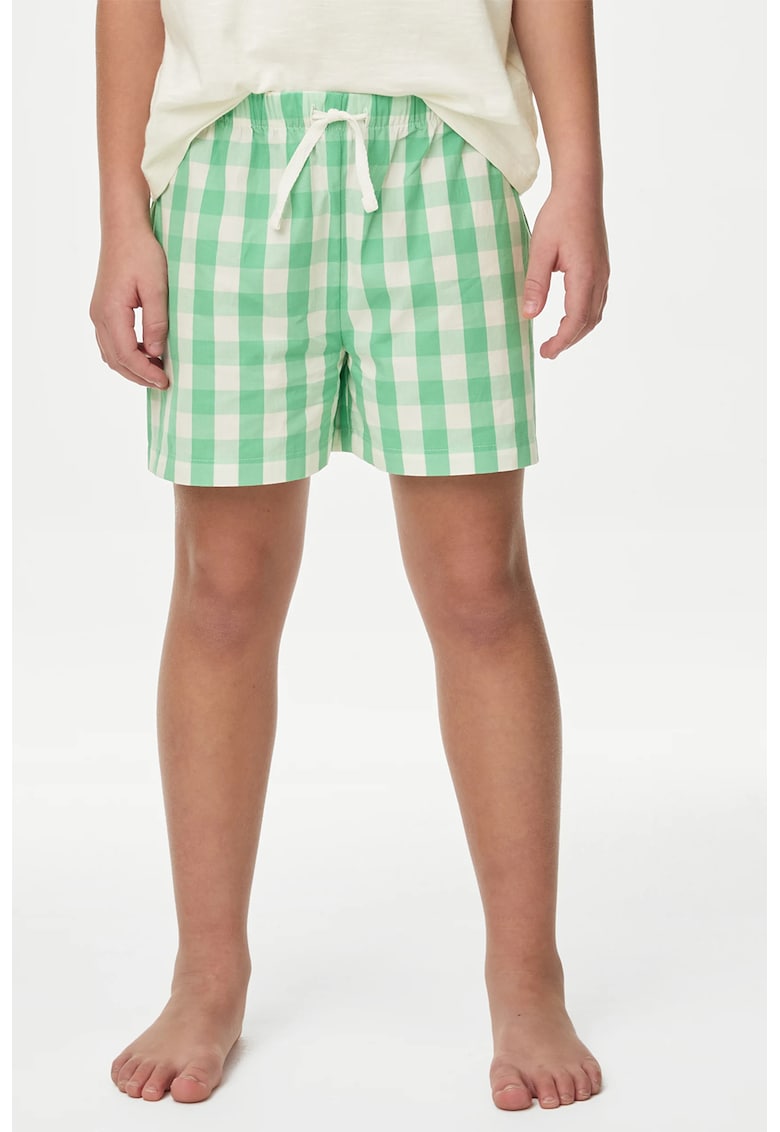 Pijama cu pantaloni scurti si imprimeu