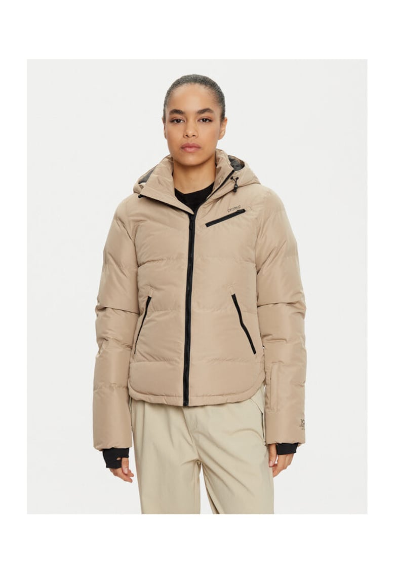 Geaca ski dama - 304121999 - Poliester - Bej