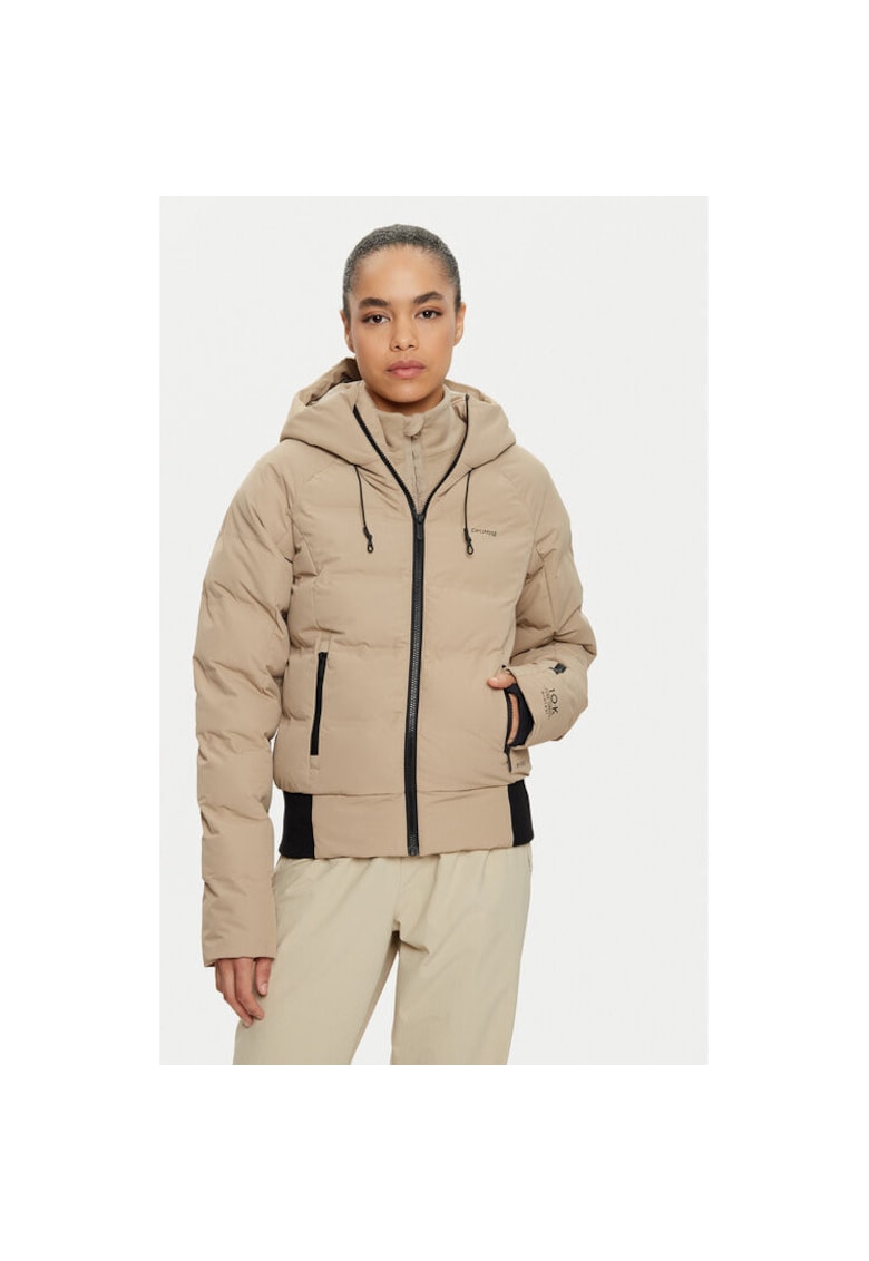 Geaca ski dama -  304122040 - Poliester/Poliester reciclat - Bej