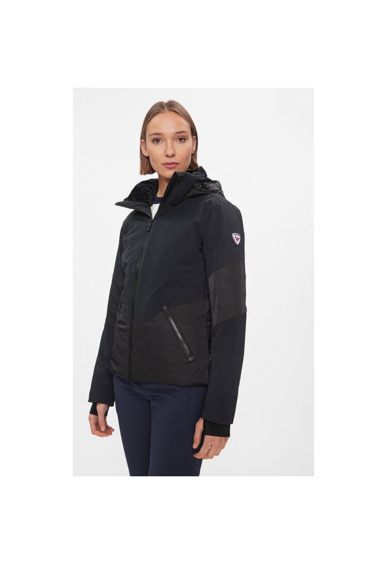 Geaca ski dama - 303890292 - Poliamida - XS INTL - Negru