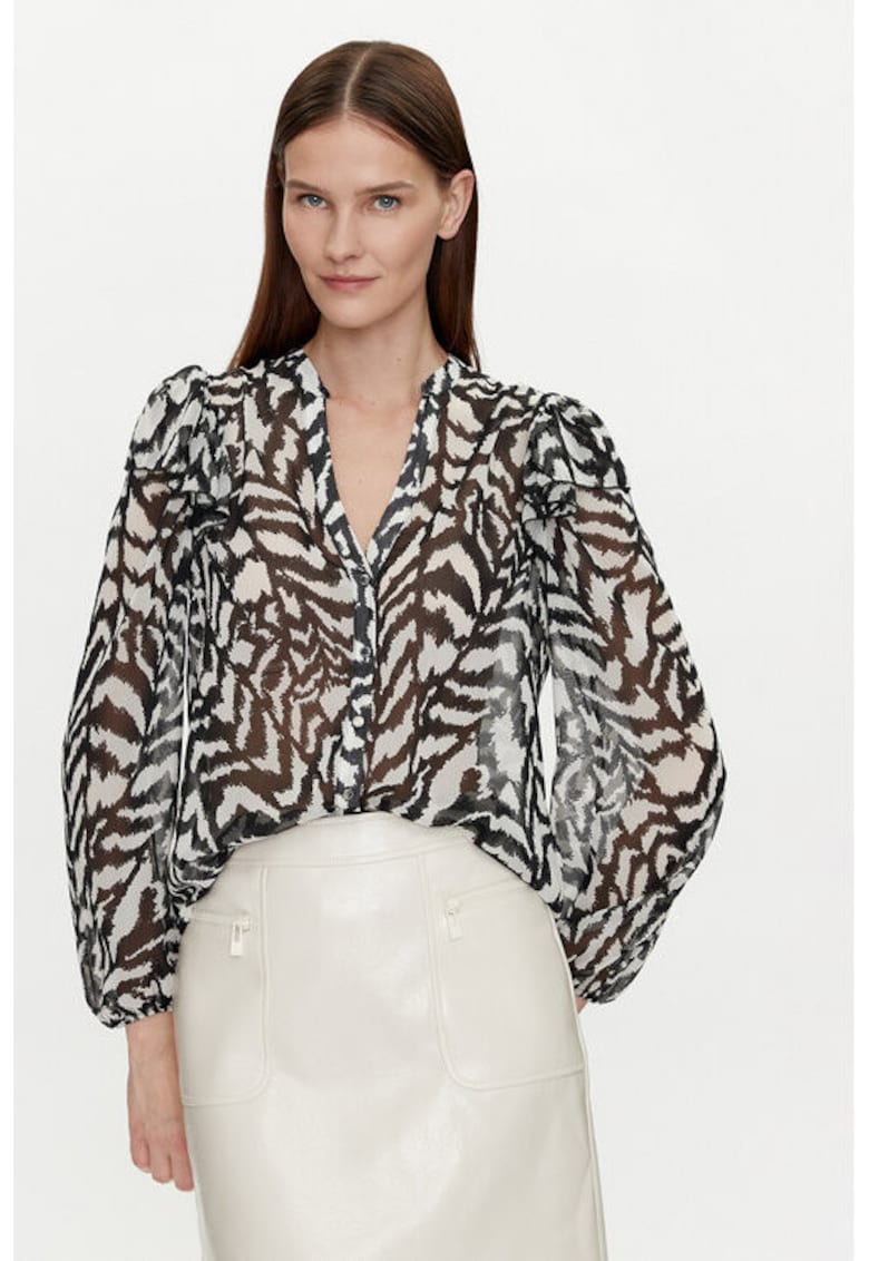 Bluza dama - 303917197 - Poliester reciclat/Poliester - Negru