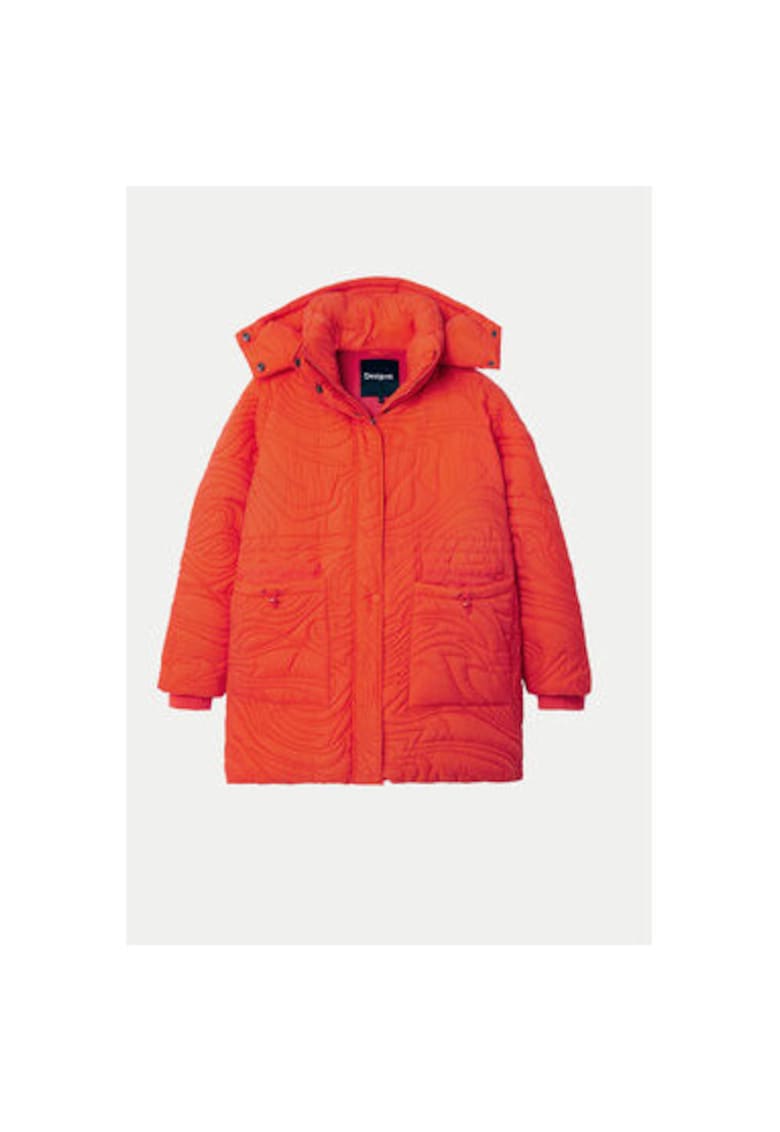 Geaca dama - 304477348 - Poliamida - Portocaliu