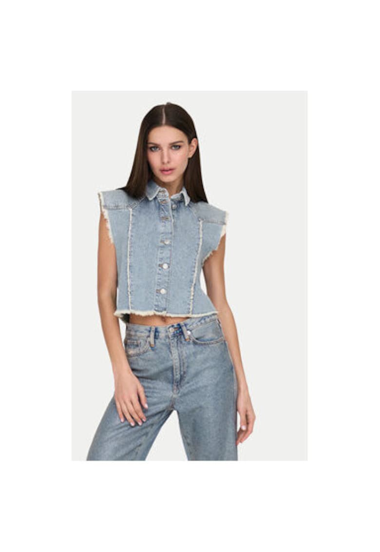 Vesta dama -  304928642 - Bumbac/Bumbac - Albastru
