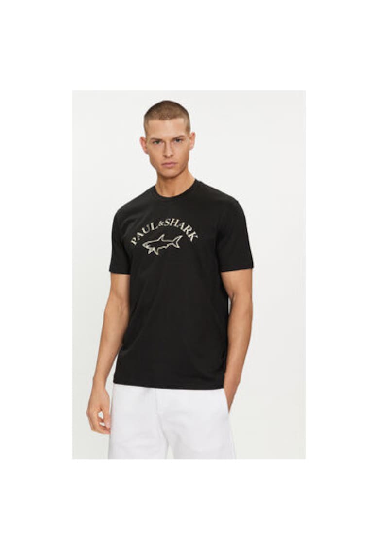 Tricou barbati -  303513696 - Bumbac - Negru