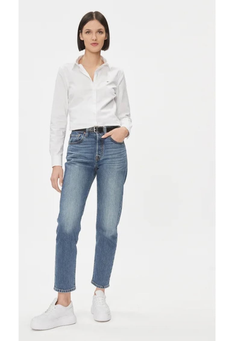 Camasa Dama -  303284060 - Bumbac/Elastan - 34 - Alb