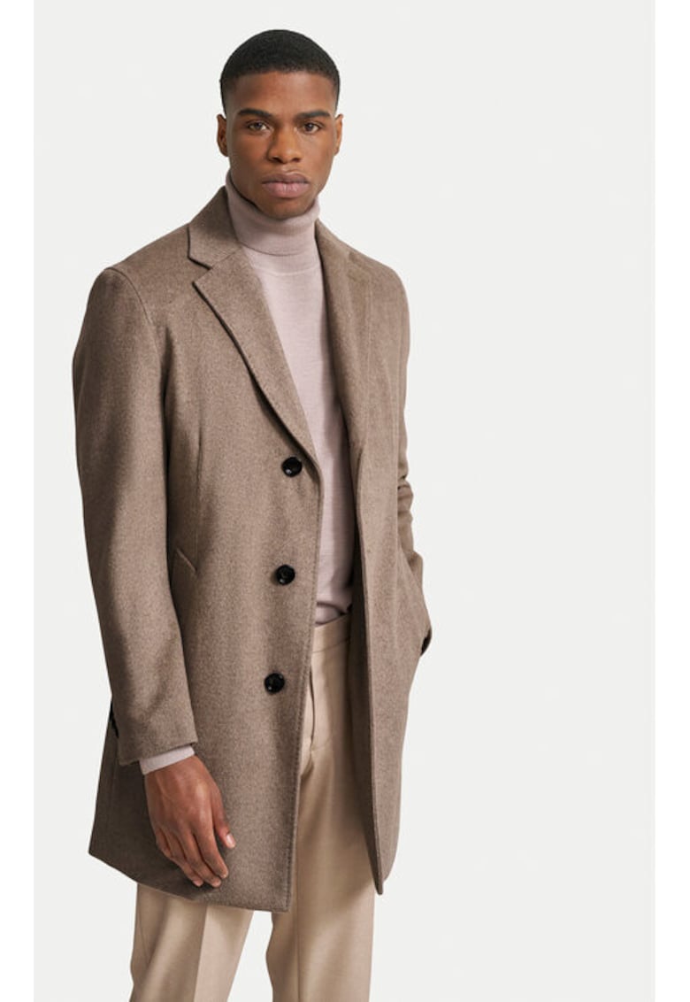 Palton barbati -  304798122 - Lana/Poliester - Bej