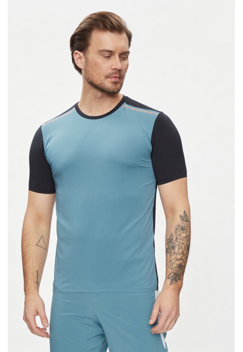 Tricou barbati - 303442514 - Poliester - Albastru - Albastru