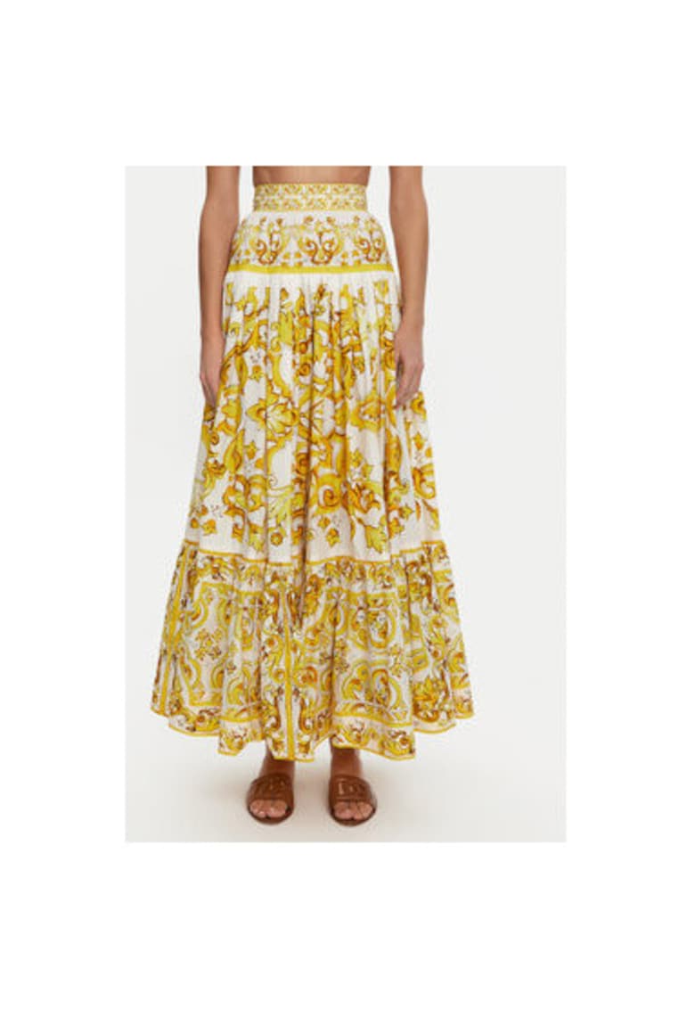 Fusta Dama - 305315373 - Bumbac - Galben Fusta Dama - 305315373 - Bumbac - Galben