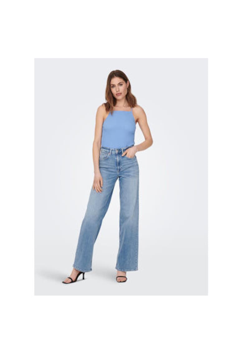 Blugi dama - 303322243 - Bumbac - Albastru - Albastru