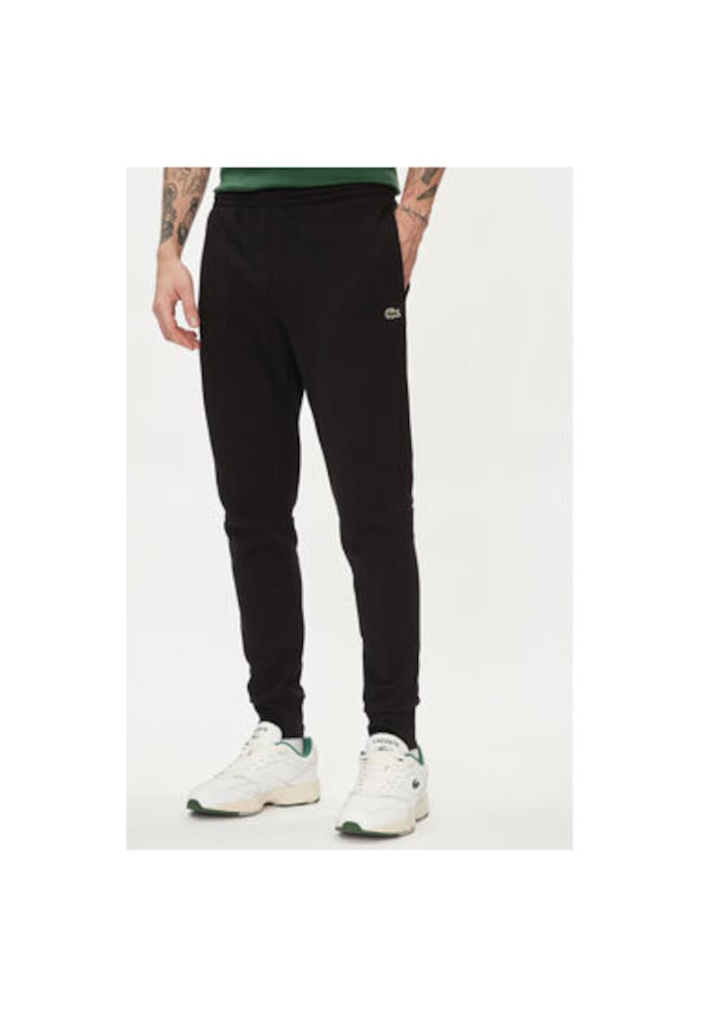 Pantaloni barbati - 303722326 - Bumbac organic - Negru - Negru
