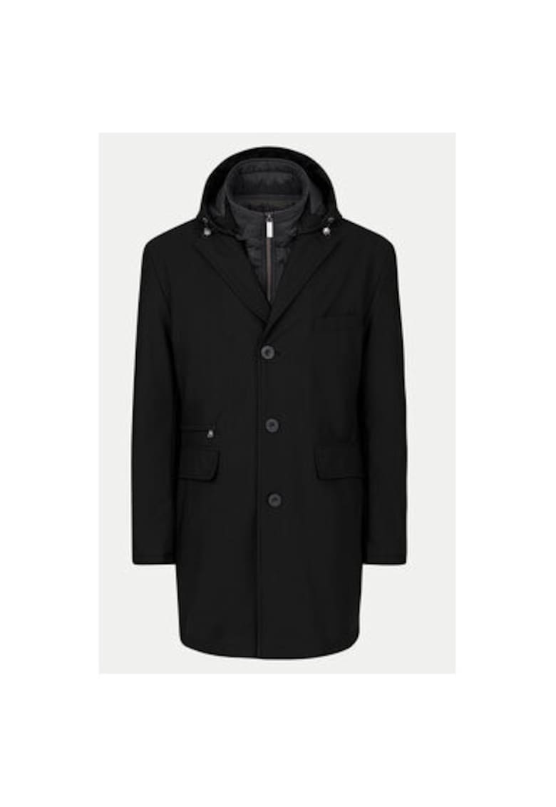 Geaca barbati - Poliamida/Elastan - Negru - Negru