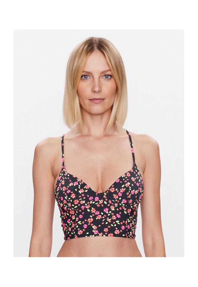 Top dama - 302607044 - Poliamida - Spandex - S INTL - Negru