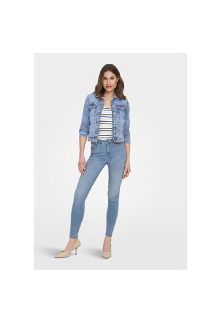 Blugi dama - 303320188 - Bumbac organic/Bumbac - XS-L34 INTL - Albastru