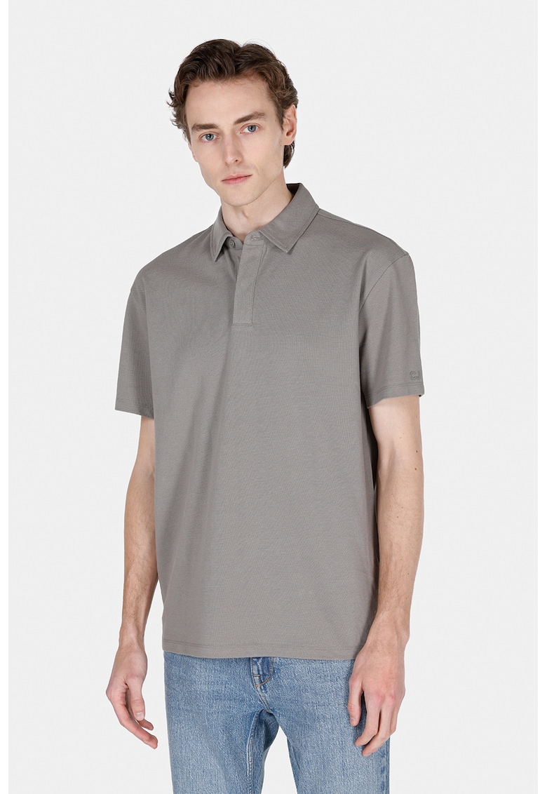 Tricou polo cu model uni