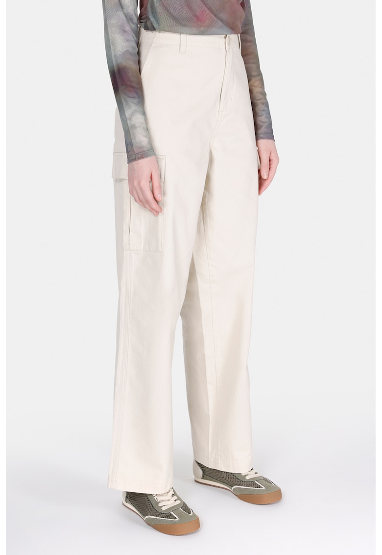 Pantaloni cargo cu croiala ampla Pantaloni cargo cu croiala ampla