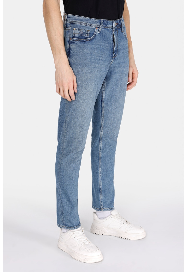 Blugi lungi regular fit cu buzunare
