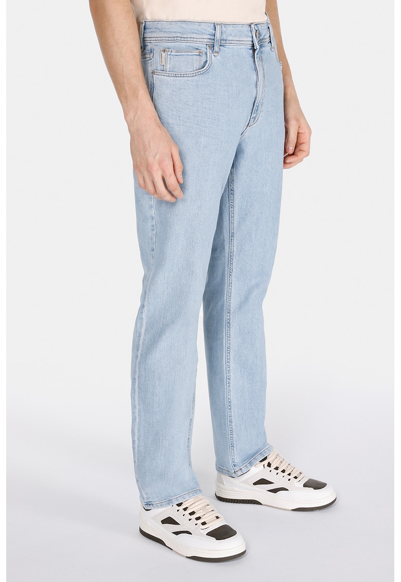 Blugi regular fit 045 David - Albastru deschis