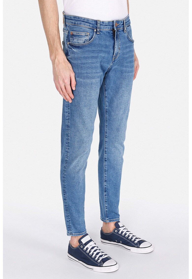 Blugi skinny 040 Alex - Albastru pastel