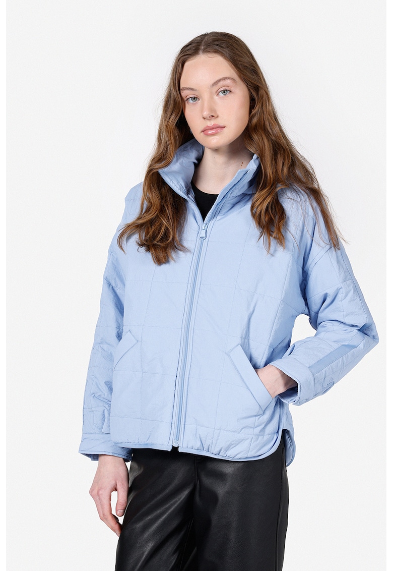 Jacheta cu fermoar si gluga