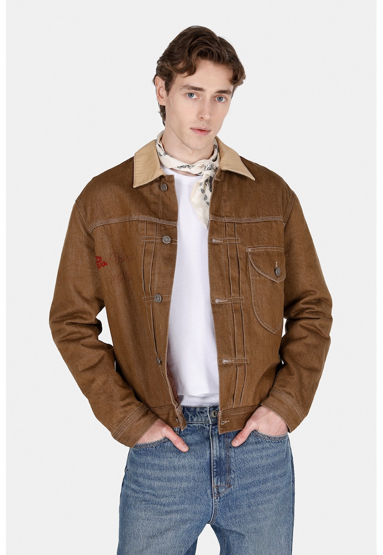 Jacheta din bumbac cu nasturi