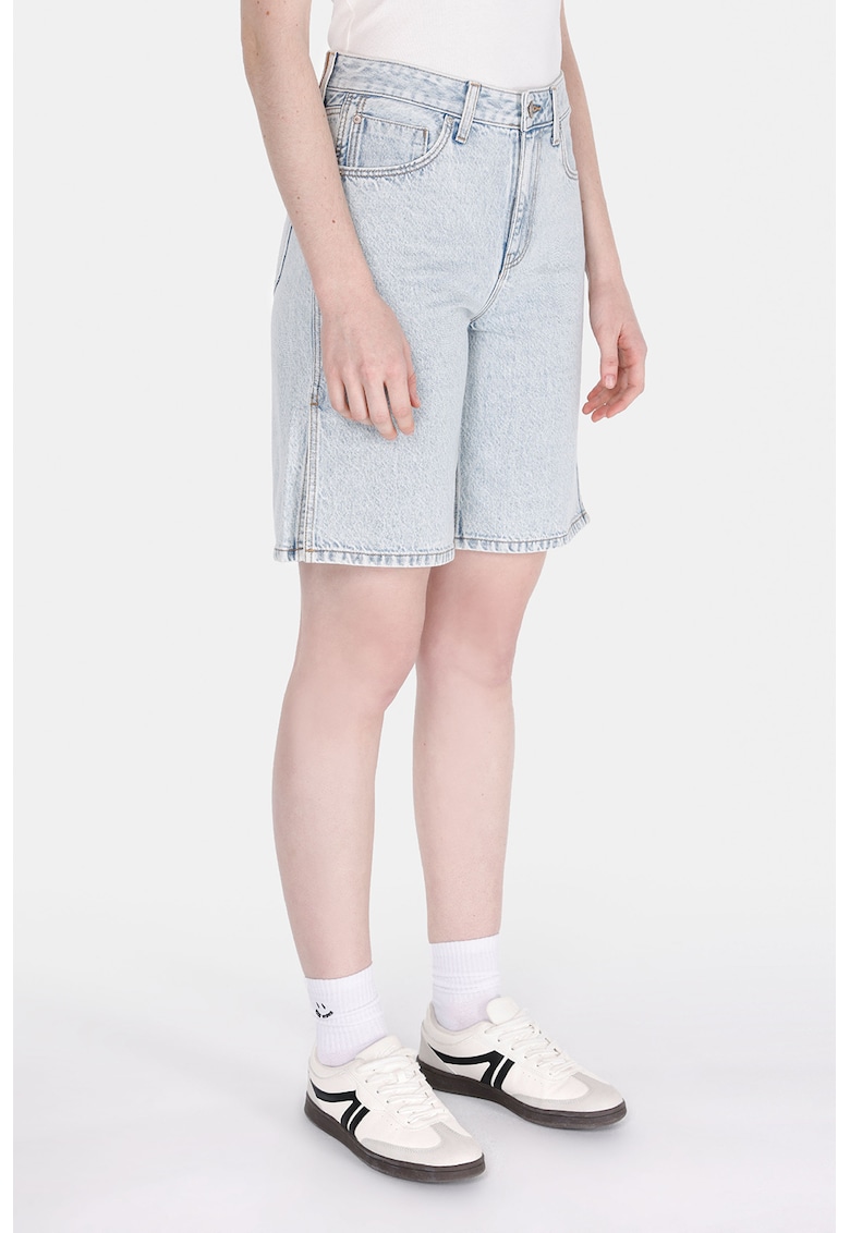 Pantaloni scurti din denim cu croiala ampla