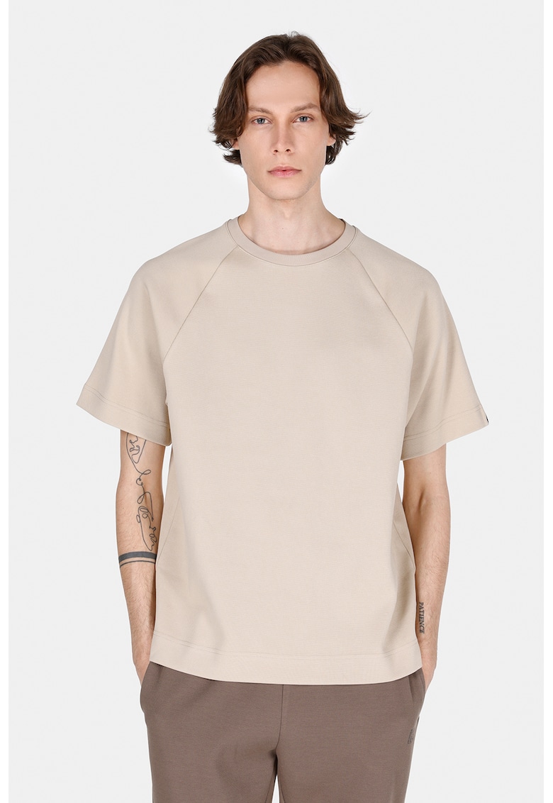 Tricou supradimensionat din amestec de bumbac