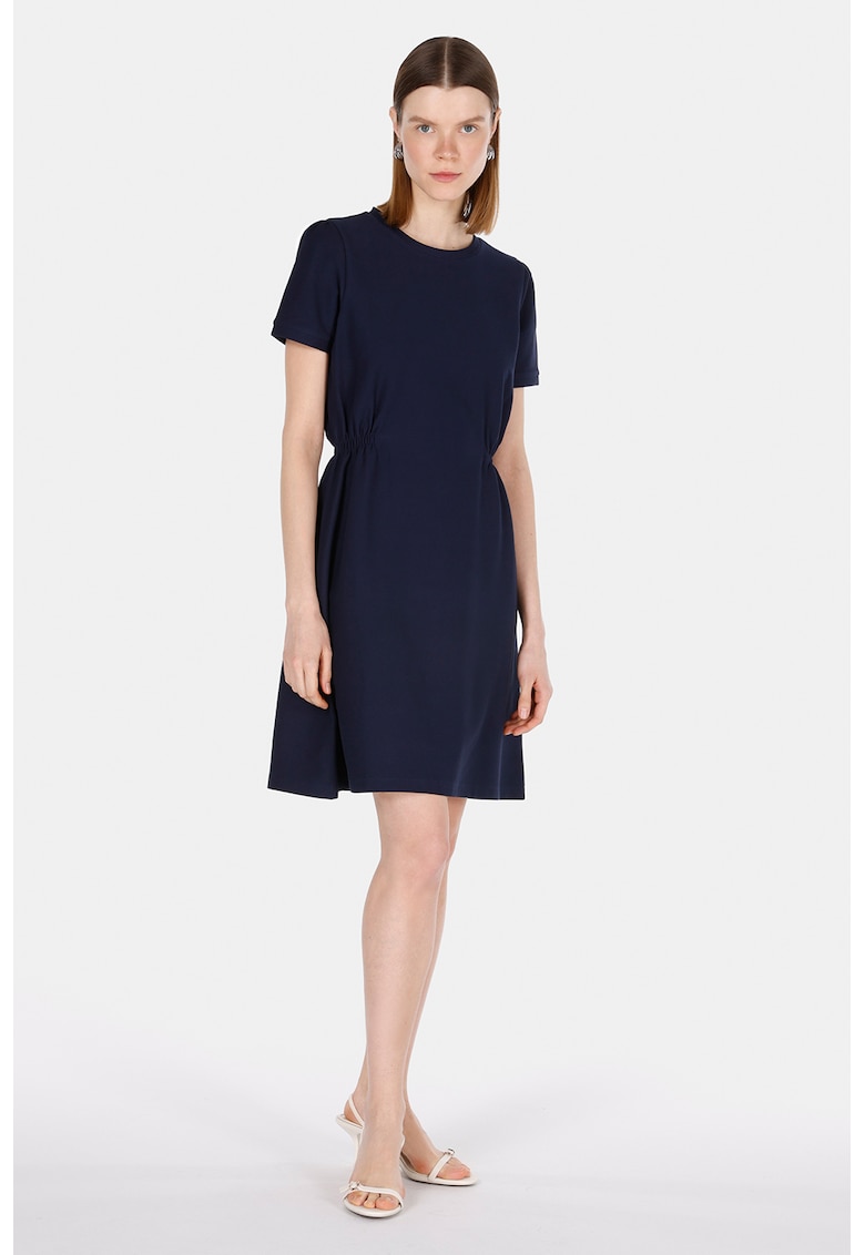 Rochie scurta evazata - Albastru ultramarin