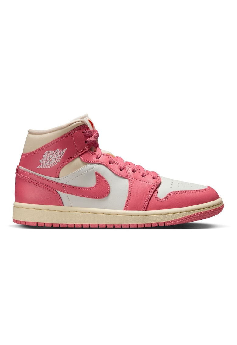 Pantofi sport Air Jordan 1 Mid 43835 - Alb/Coral