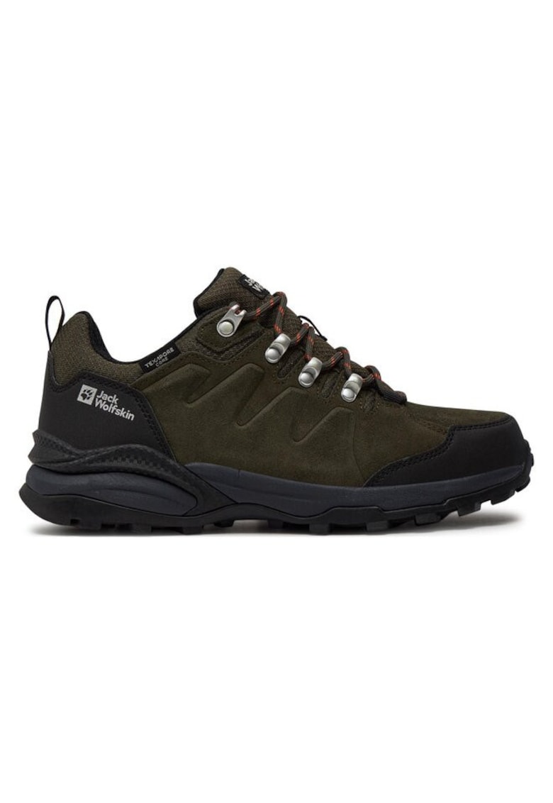 Bocanci trekking barbati 300503553 - Piele naturala - Verde - Verde