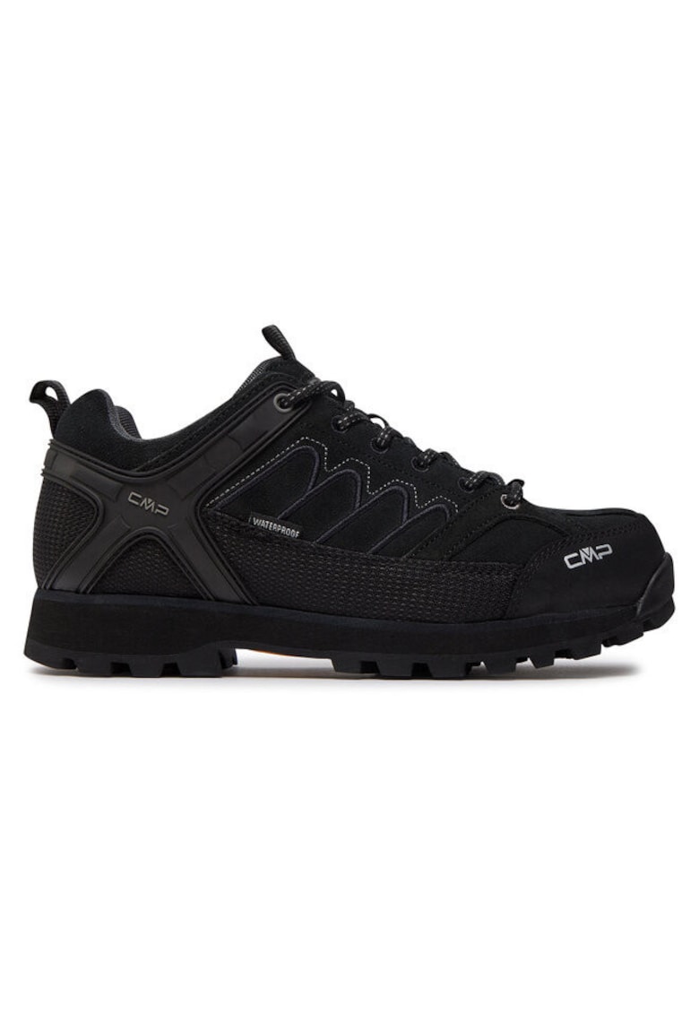 Bocanci trekking barbati 300212233 - Piele naturala - 42 EU - Negru