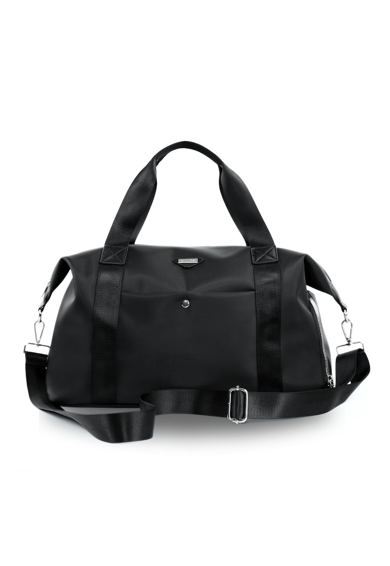 Geanta mare de weekend pentru femei - de umar -  FB50 Lundra neagra