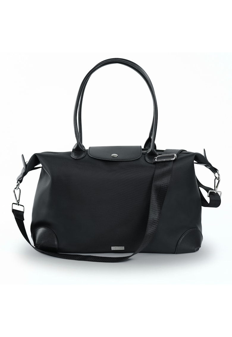 Geanta shopper pentru femei din nailon  FB48 Lestia neagra